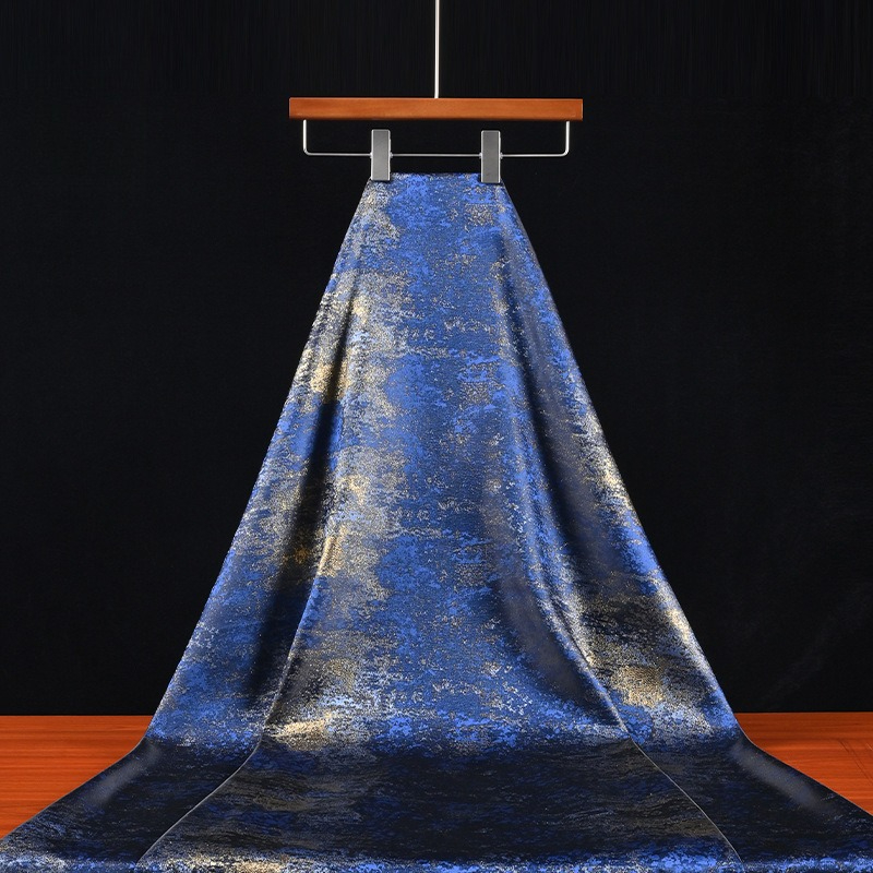 Home Textiles & Decorations - قماش ذو نسيج متدرج باللون الأزرق