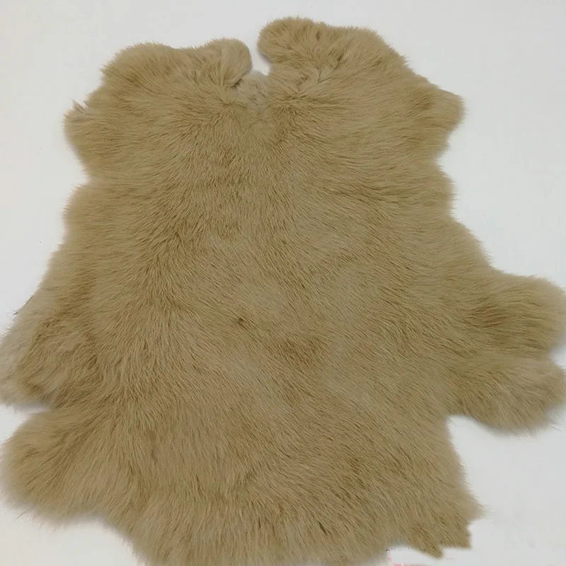 فرو أرانب حقيقي متعدد الألوان  - مراجعة Home Textiles Sale وسعره