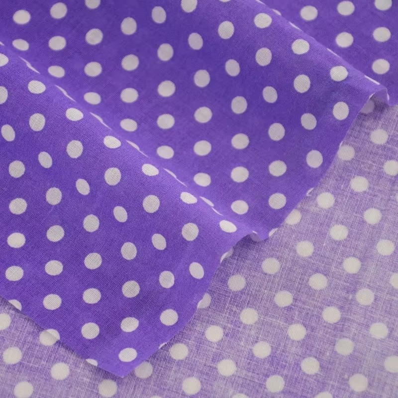 قماش قطني مطبوع بنقط بولكا برت - مراجعة Home Textiles & Decorations وسعره