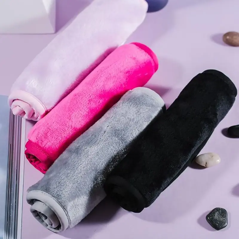 1-3 قطعة مزيل ماكياج الوجه إزا - مراجعة Home Textiles Face Towel وسعره