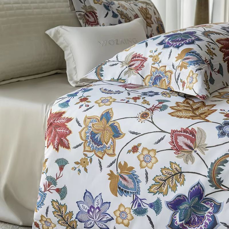 طقم أغطية سرير فاخر من القطن ا - مراجعة Home Textiles Premium وسعره