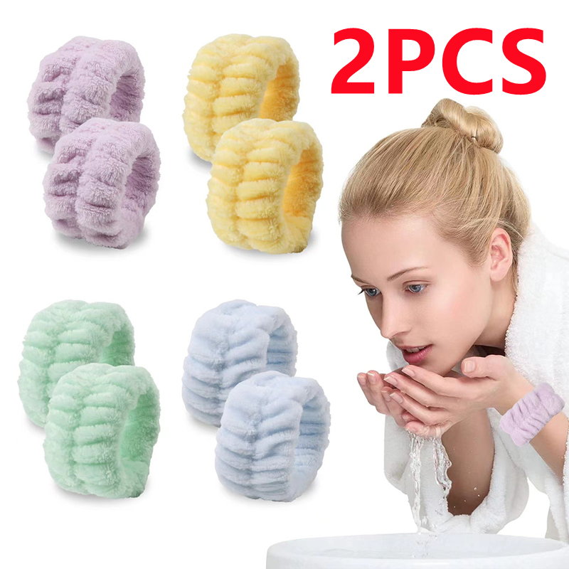قطعتان من أربطة المعصم القابلة - مراجعة Home Textiles Face Towel وسعره