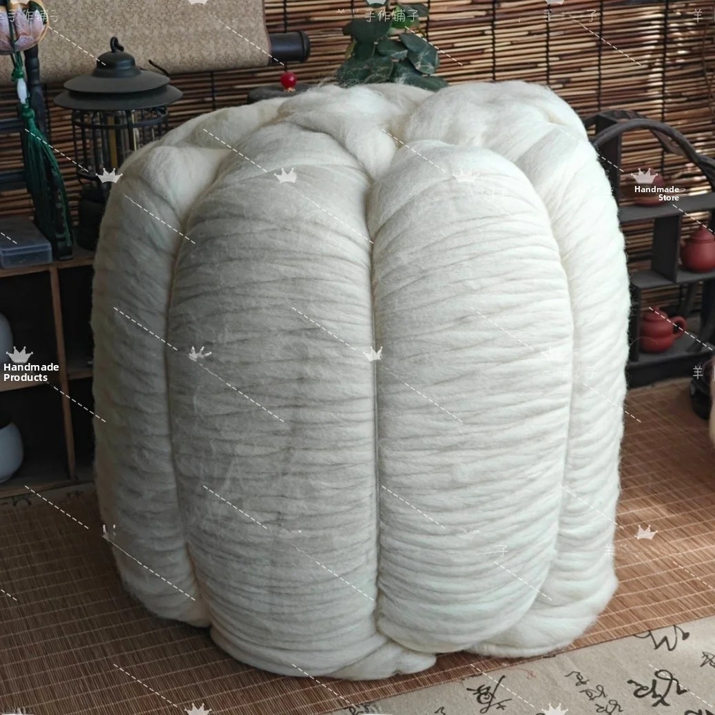 قاعدة صوف مصنوعة يدويًا من الل - مراجعة Home Textiles & Decorations وسعره