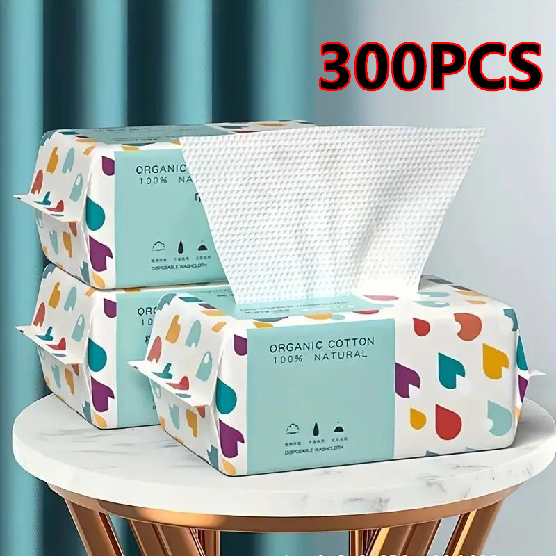 100/300 قطعة مناديل وجه قطنية  - مراجعة Home Textiles Face Towel وسعره