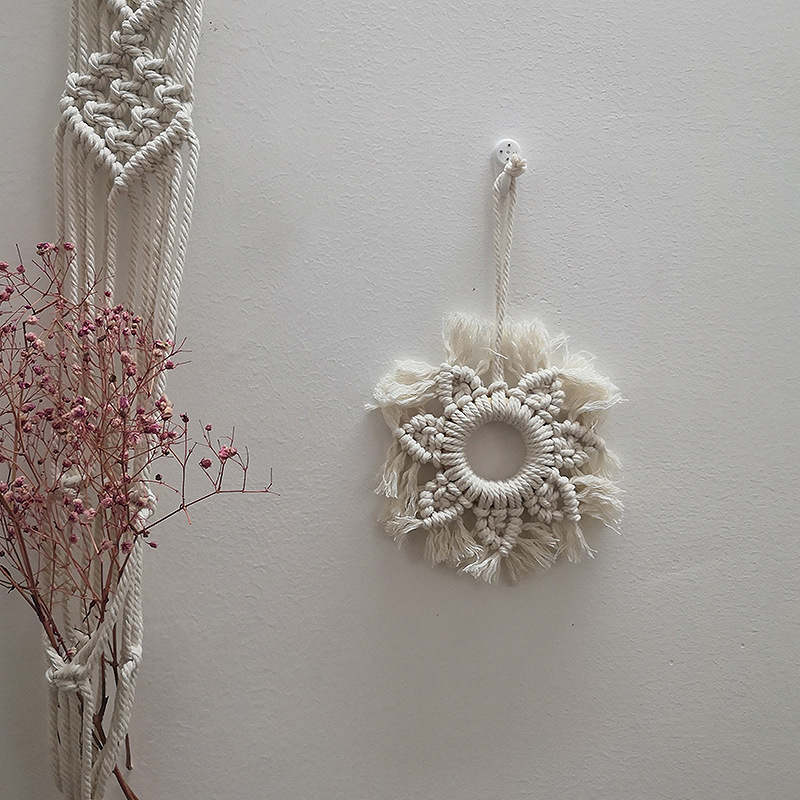 زينة جدارية على شكل نجمة منسوج - مراجعة Home Textile وسعره