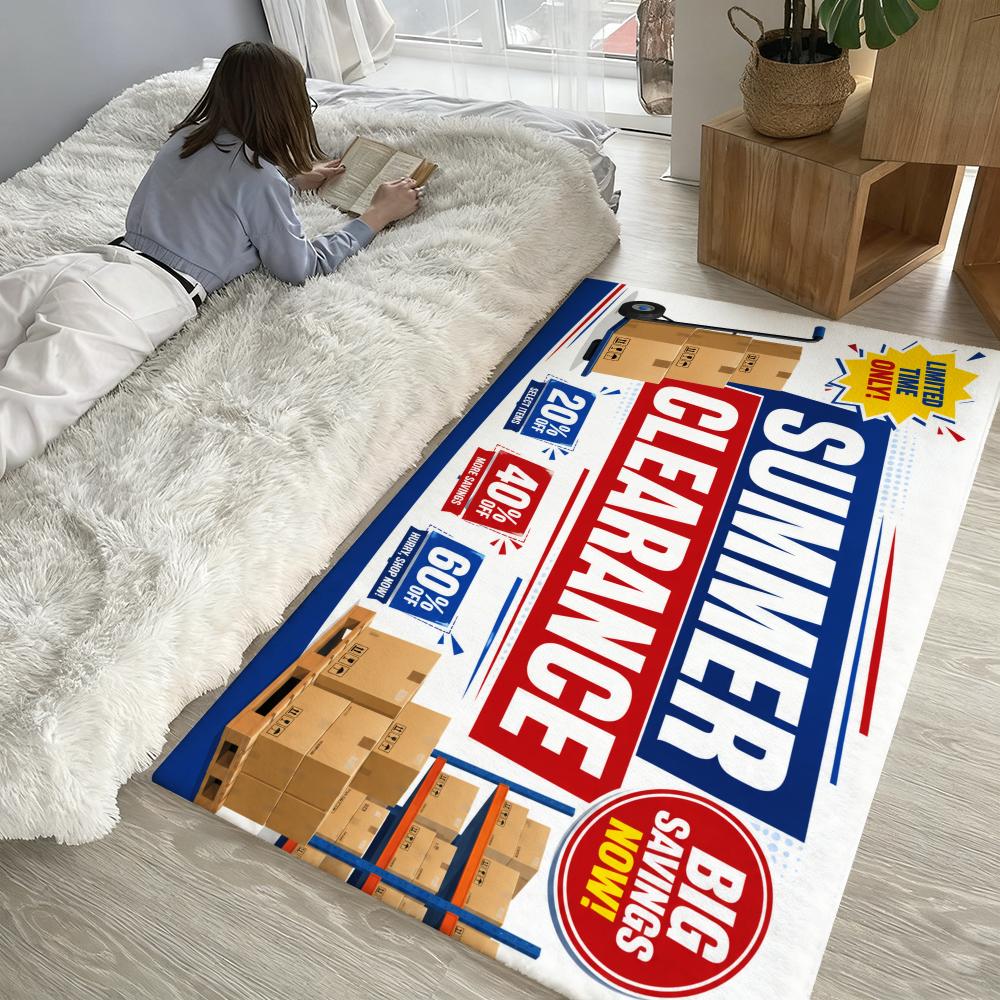 تصفية الصيف: سجادة أرضية ناعمة - مراجعة Home Textiles Sale وسعره